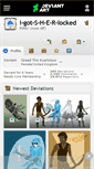Mobile Screenshot of i-got-s-h-e-r-locked.deviantart.com