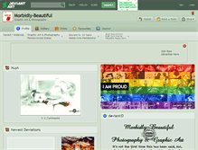 Tablet Screenshot of morbidly-beautiful.deviantart.com