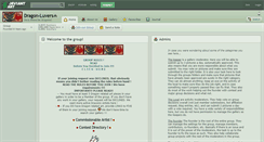 Desktop Screenshot of dragon-luvers.deviantart.com