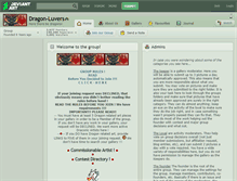 Tablet Screenshot of dragon-luvers.deviantart.com