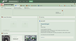 Desktop Screenshot of dreamunhinged.deviantart.com