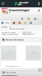 Mobile Screenshot of dreamunhinged.deviantart.com