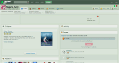 Desktop Screenshot of nagane-yumi.deviantart.com