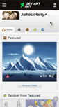 Mobile Screenshot of jamesxharry.deviantart.com
