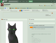 Tablet Screenshot of kyuubi-girl.deviantart.com