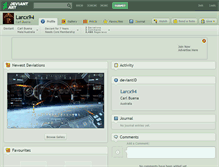 Tablet Screenshot of larcx94.deviantart.com