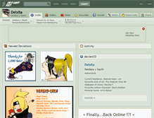 Tablet Screenshot of deixita.deviantart.com