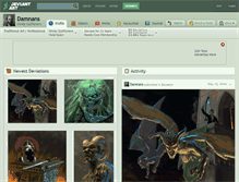 Tablet Screenshot of damnans.deviantart.com