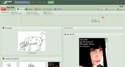 Desktop Screenshot of oro-cat.deviantart.com