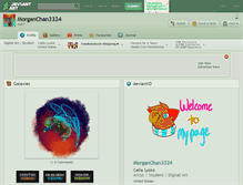 Tablet Screenshot of morganchan3324.deviantart.com