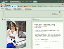 Tablet Screenshot of elysewa.deviantart.com