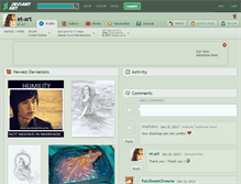 Tablet Screenshot of et-art.deviantart.com