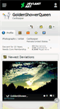 Mobile Screenshot of goldenshowerqueen.deviantart.com