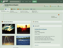 Tablet Screenshot of goldenshowerqueen.deviantart.com