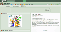 Desktop Screenshot of greentigerdk.deviantart.com
