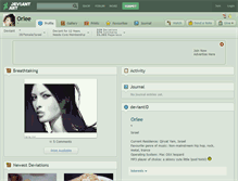 Tablet Screenshot of orlee.deviantart.com