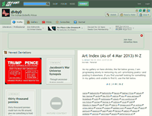 Tablet Screenshot of divby0.deviantart.com