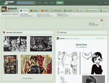 Tablet Screenshot of brtmchl.deviantart.com