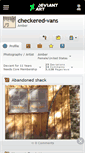 Mobile Screenshot of checkered-vans.deviantart.com