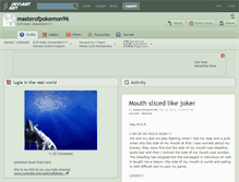 Tablet Screenshot of masterofpokemon96.deviantart.com