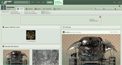 Desktop Screenshot of mreman.deviantart.com