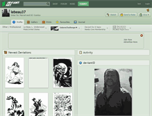 Tablet Screenshot of lebeau37.deviantart.com