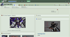 Desktop Screenshot of lupesisagundam.deviantart.com