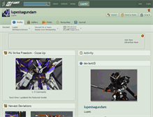 Tablet Screenshot of lupesisagundam.deviantart.com