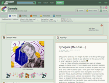 Tablet Screenshot of cormeia.deviantart.com