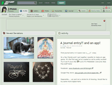 Tablet Screenshot of j-muuu.deviantart.com