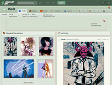 Tablet Screenshot of diavle.deviantart.com