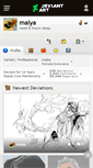Mobile Screenshot of malya.deviantart.com