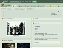 Tablet Screenshot of grimsatyr.deviantart.com