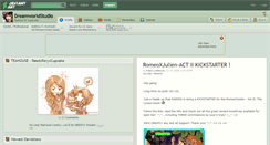 Desktop Screenshot of dreamworldstudio.deviantart.com