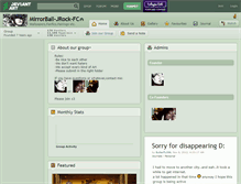 Tablet Screenshot of mirrorball-jrock-fc.deviantart.com