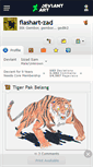 Mobile Screenshot of flashart-zad.deviantart.com