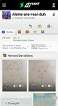 Mobile Screenshot of aleins-are-real-duh.deviantart.com