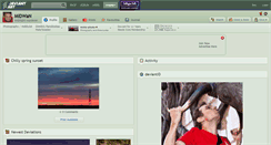 Desktop Screenshot of midwan.deviantart.com