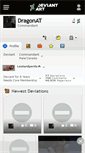 Mobile Screenshot of dragonat.deviantart.com