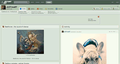 Desktop Screenshot of just-inart.deviantart.com