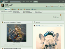 Tablet Screenshot of just-inart.deviantart.com