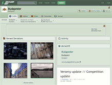 Tablet Screenshot of budapester.deviantart.com