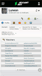 Mobile Screenshot of luneon.deviantart.com
