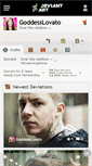 Mobile Screenshot of goddesslovato.deviantart.com