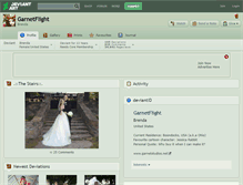 Tablet Screenshot of garnetflight.deviantart.com