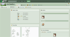 Desktop Screenshot of cute-paradise.deviantart.com