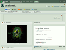 Tablet Screenshot of marcell-mucak.deviantart.com