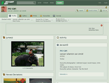 Tablet Screenshot of mc-can.deviantart.com