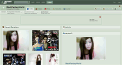 Desktop Screenshot of blackfantasyworld.deviantart.com