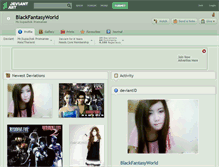 Tablet Screenshot of blackfantasyworld.deviantart.com